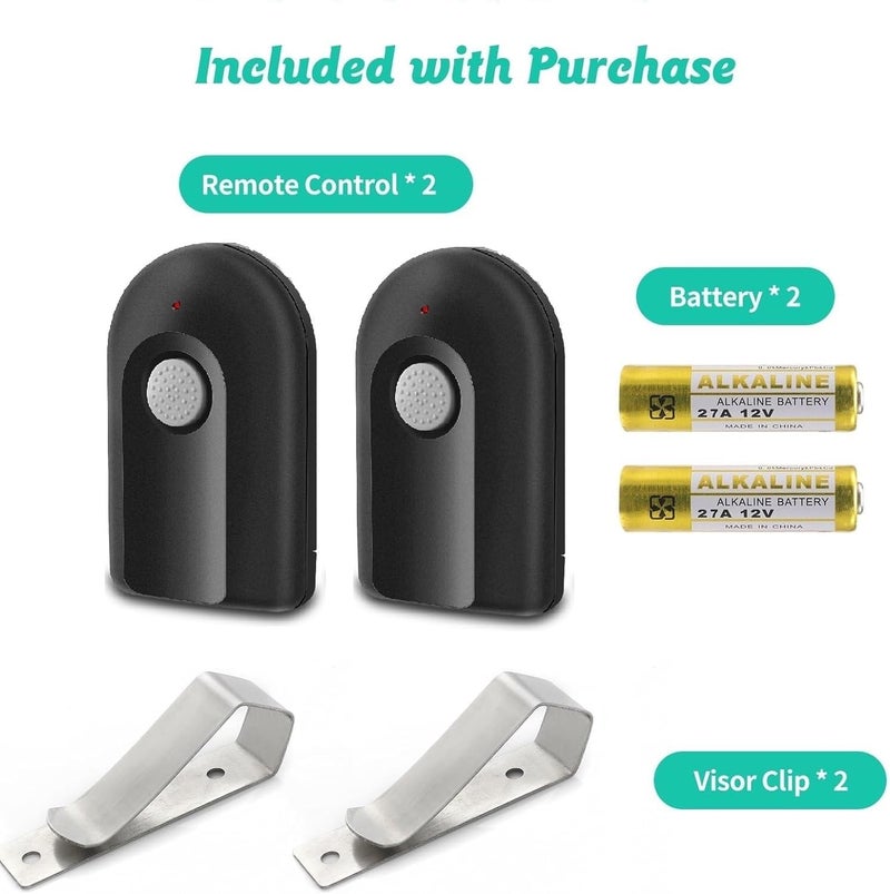 datonten 2 Replacement Garage Door Opener Remote,Compatible with Genie Overhead Door Garage Door Opener ACSCTG Type 1,390MHZ,2 Pack - Image 4